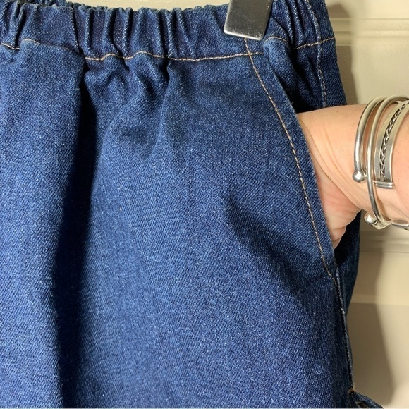 BBJ Los Angeles Cutoff Jeans Short Hi Waist Blue Raw Hem Denim Sz 30 Hot Shorts - Picture 5 of 10